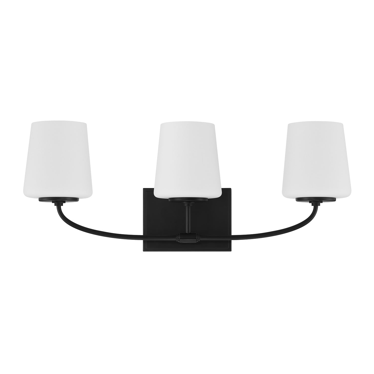 Blake 3 Light Vanity, Matte Black