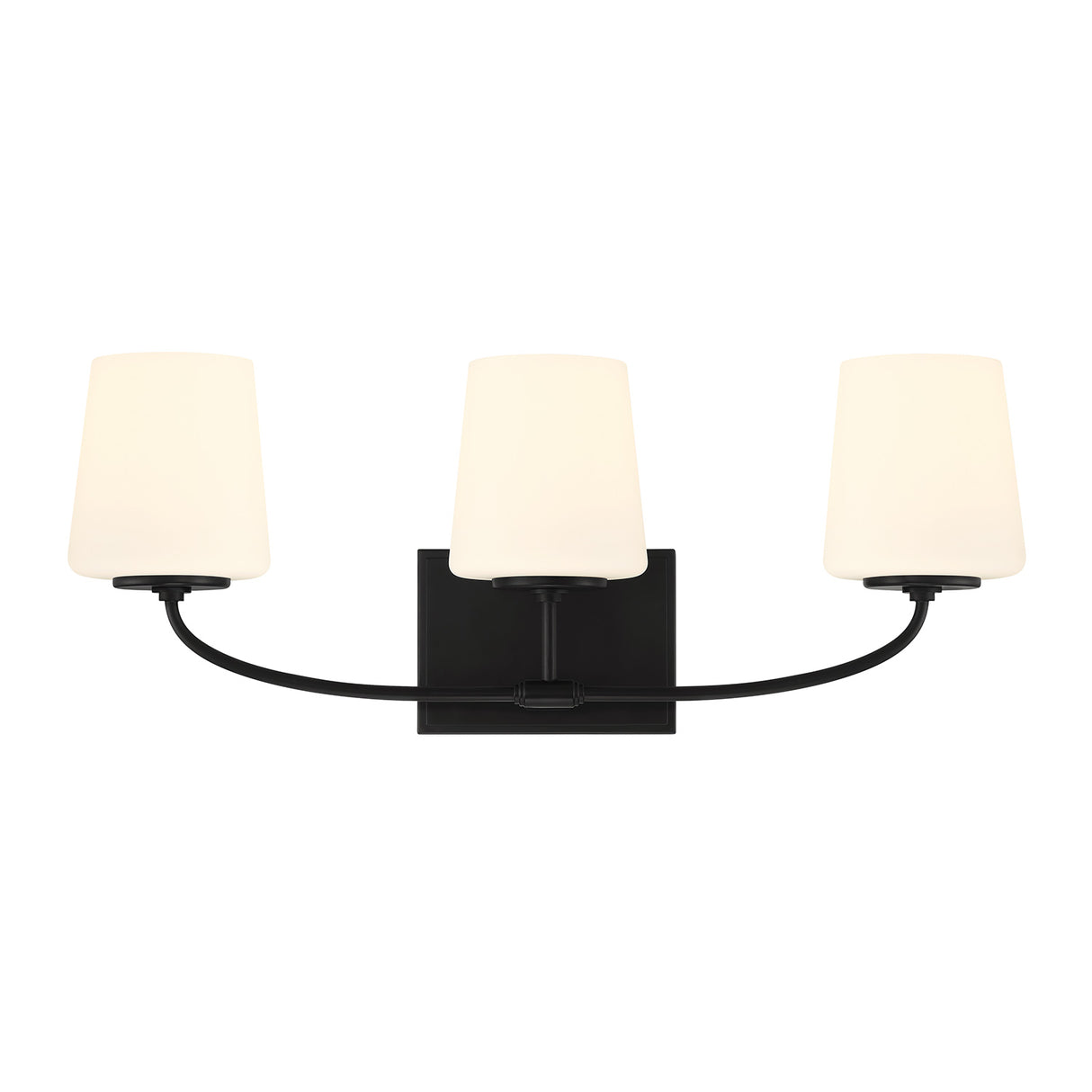 Blake 3 Light Vanity, Matte Black