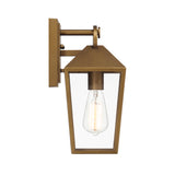 Cole Outdoor Wall Light, Small, Burnished Brass