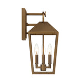 Cole Outdoor Wall Light, Medium 17" Burnished Brass