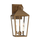 Cole Outdoor Wall Light, Medium 17" Burnished Brass