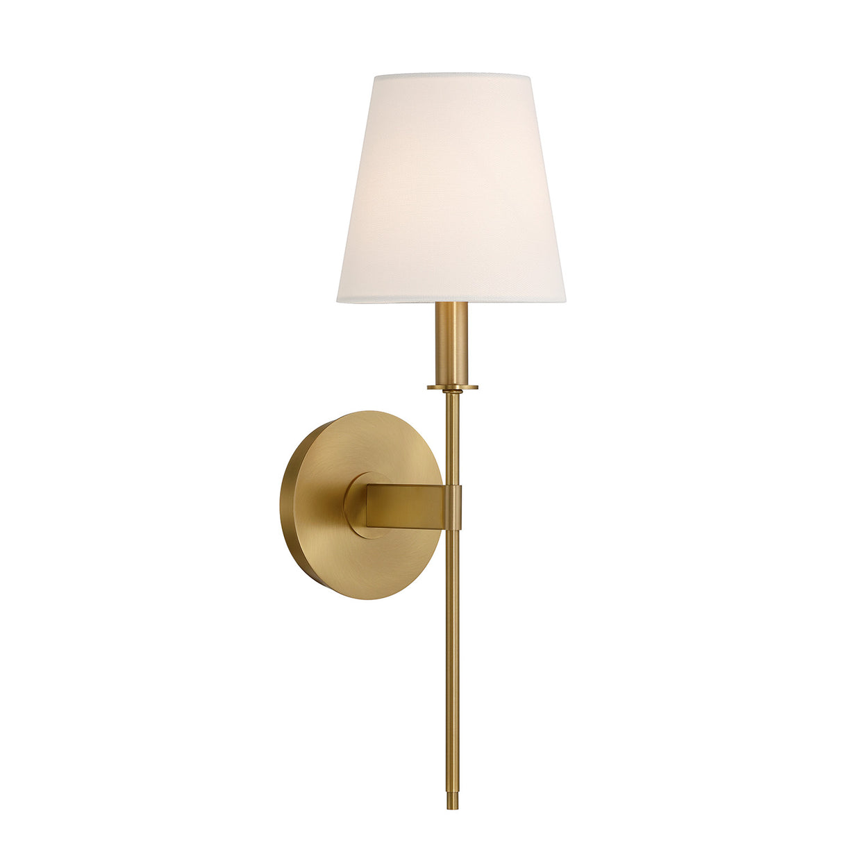 Taylor Wall Sconce, Aged Brass