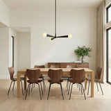 Nova 3 Light Pendant 30", Matte Black