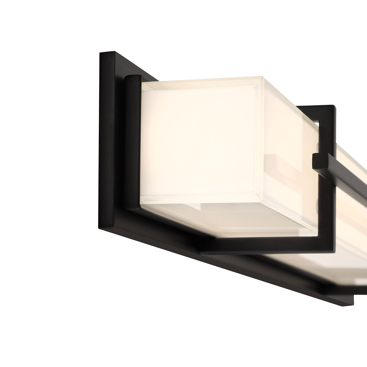 Wright LED Vanity Light, Matte Black