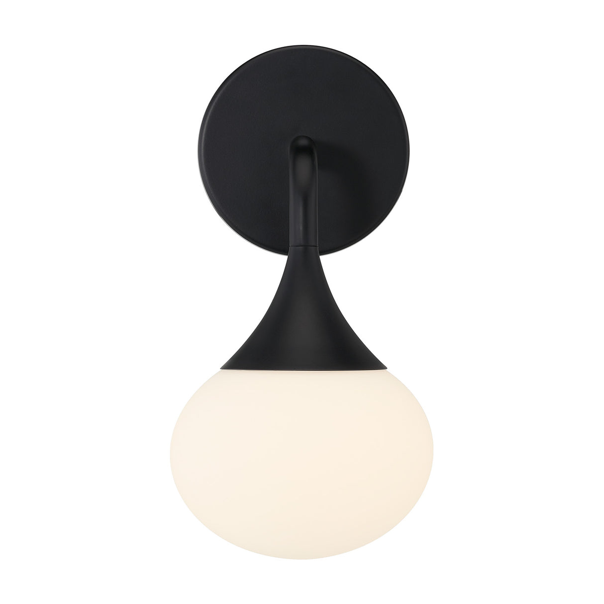 Talia LED Wall Sconce, Matte Black