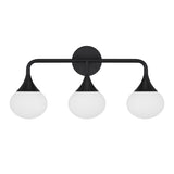 Talia 3 Light LED Vanity, Matte Black