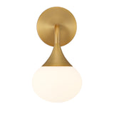 Talia LED Wall Sconce, Aged Brass