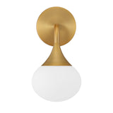 Talia LED Wall Sconce, Aged Brass