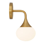 Talia LED Wall Sconce, Aged Brass