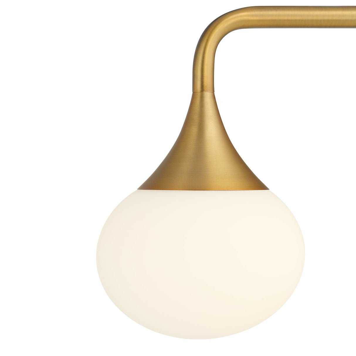 Talia 3 Light LED Vanity, Aged Brass