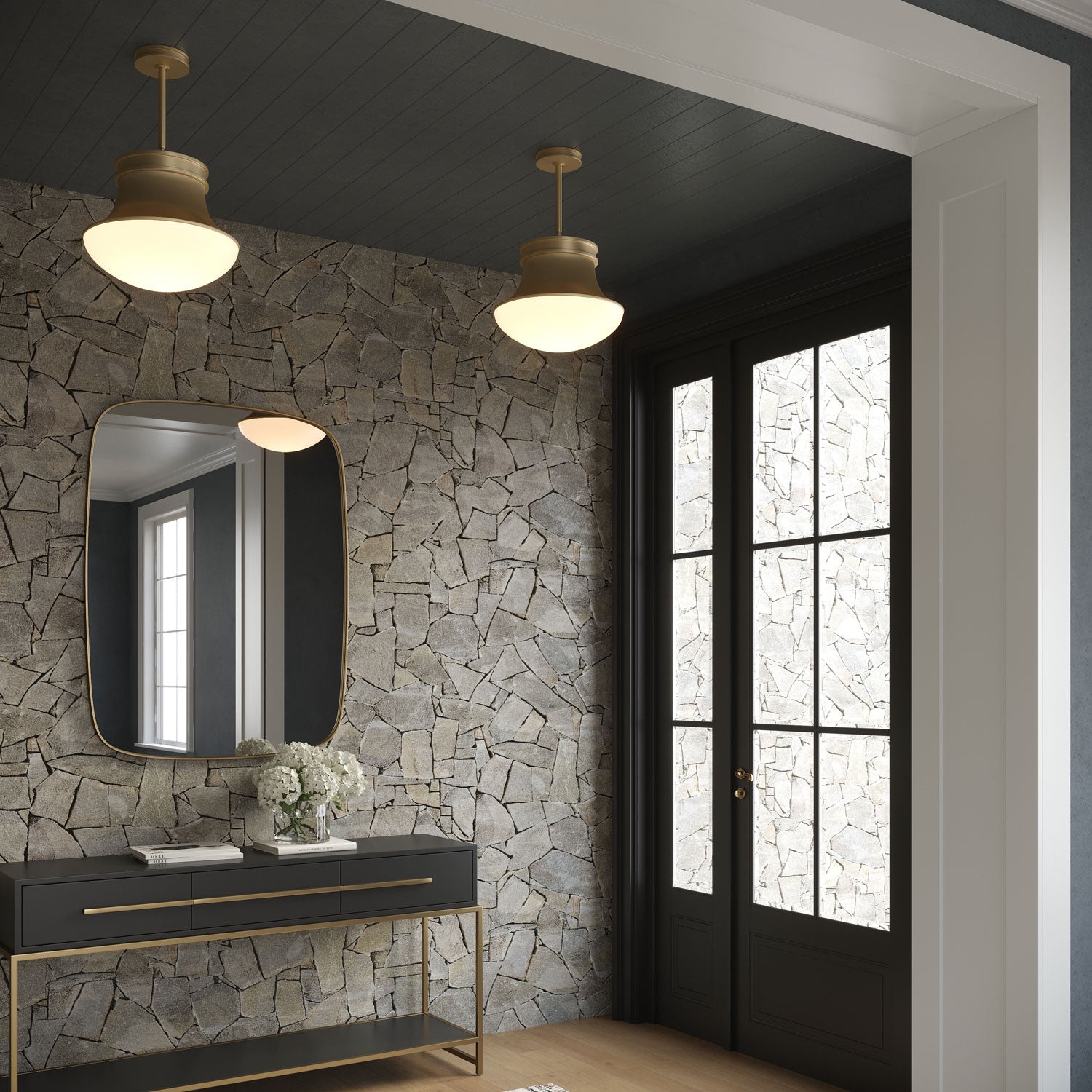 Jayden Pendant Modern Light Fixture, Aged Brass 14