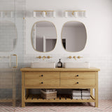 Becca 3 Light Vanity, Aged Brass