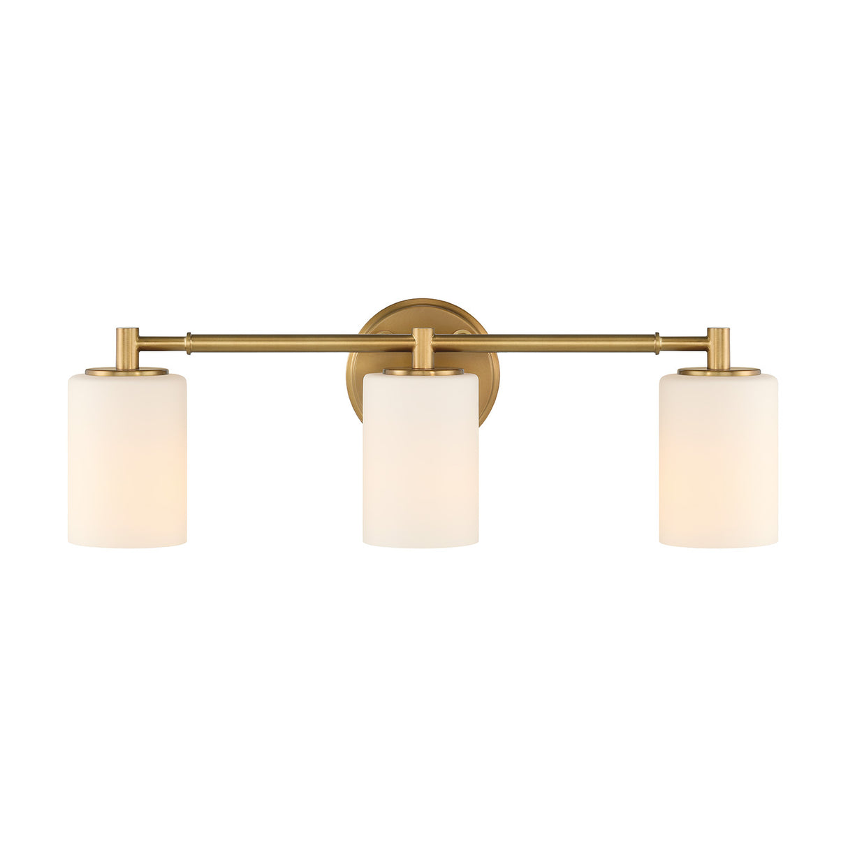 Becca 3 Light Vanity, Aged Brass