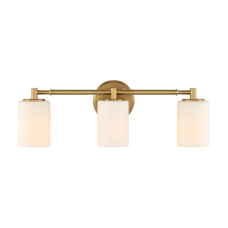 Becca 3 Light Vanity, Aged Brass