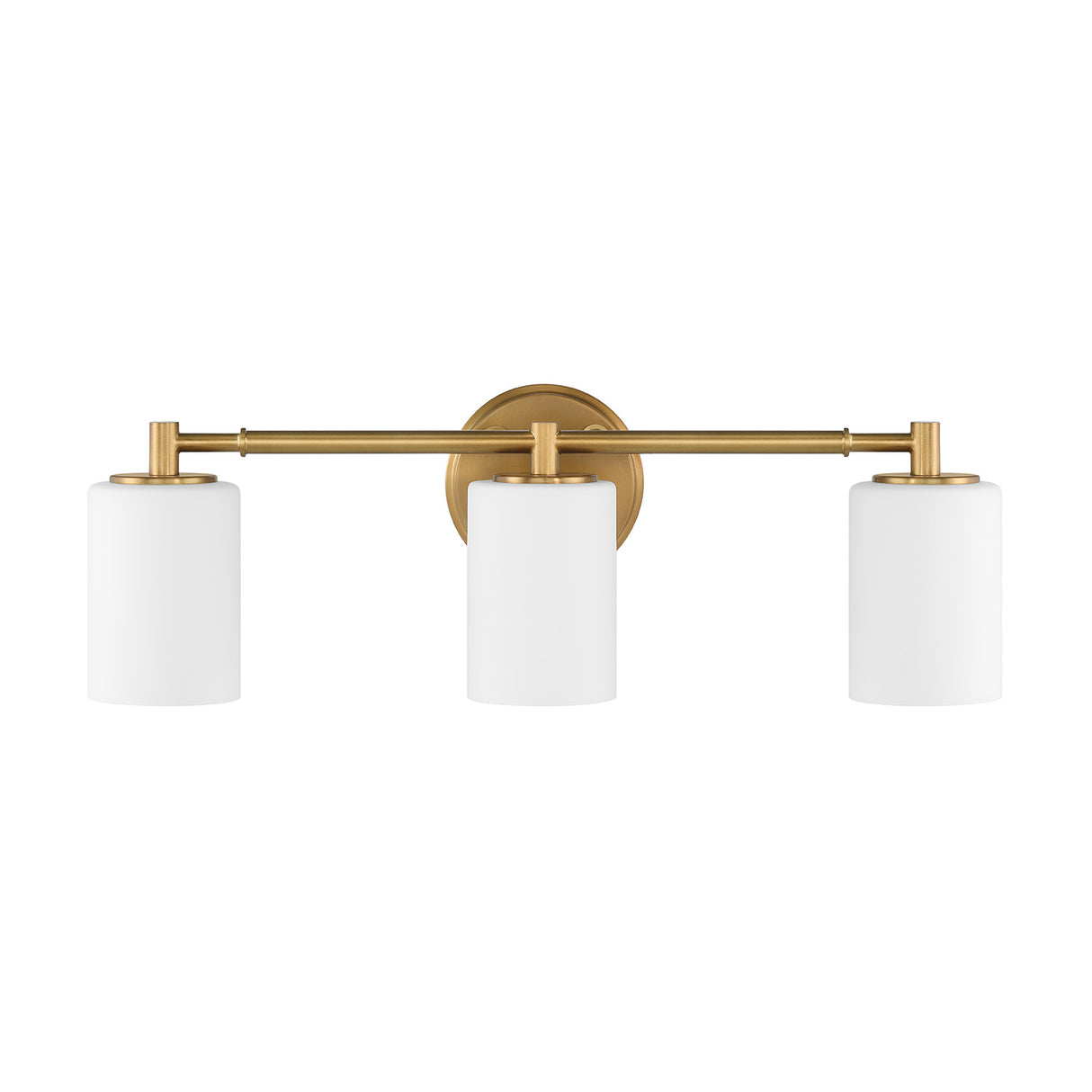 Becca 3 Light Vanity, Aged Brass