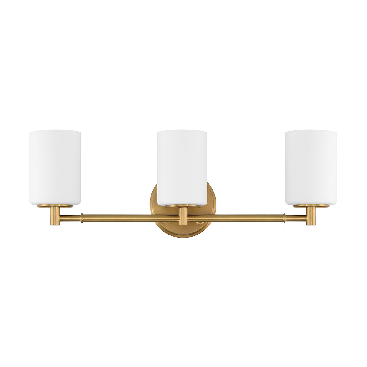 Becca 3 Light Vanity, Aged Brass