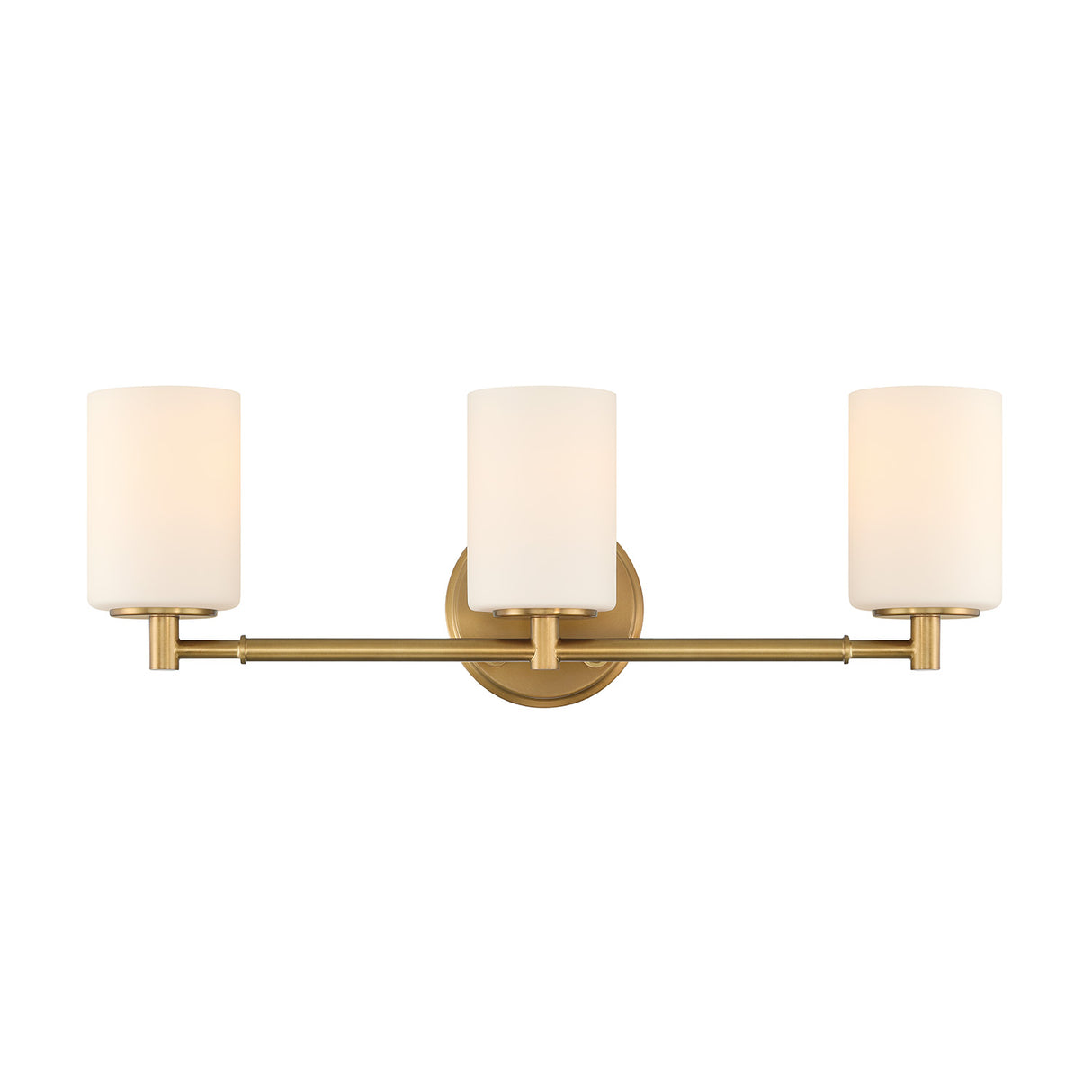 Becca 3 Light Vanity, Aged Brass