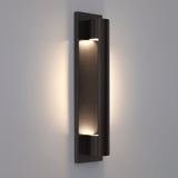 Austin LED Outdoor Wall Light, Black