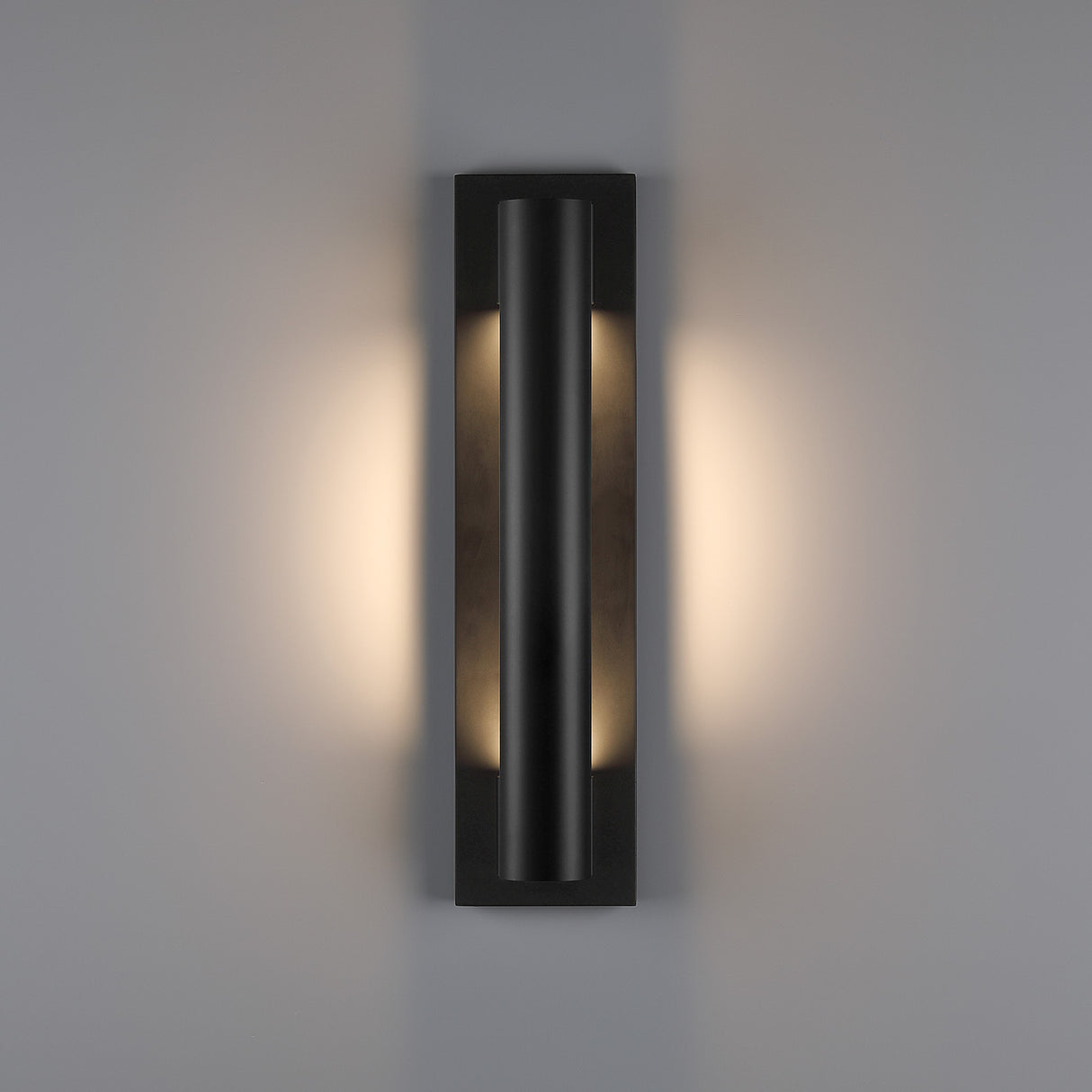 Austin LED Outdoor Wall Light, Black