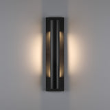 Austin LED Outdoor Wall Light, Black