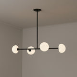 Vince 4 Light Linear Pendant 40" for Modern home with Soft White walls