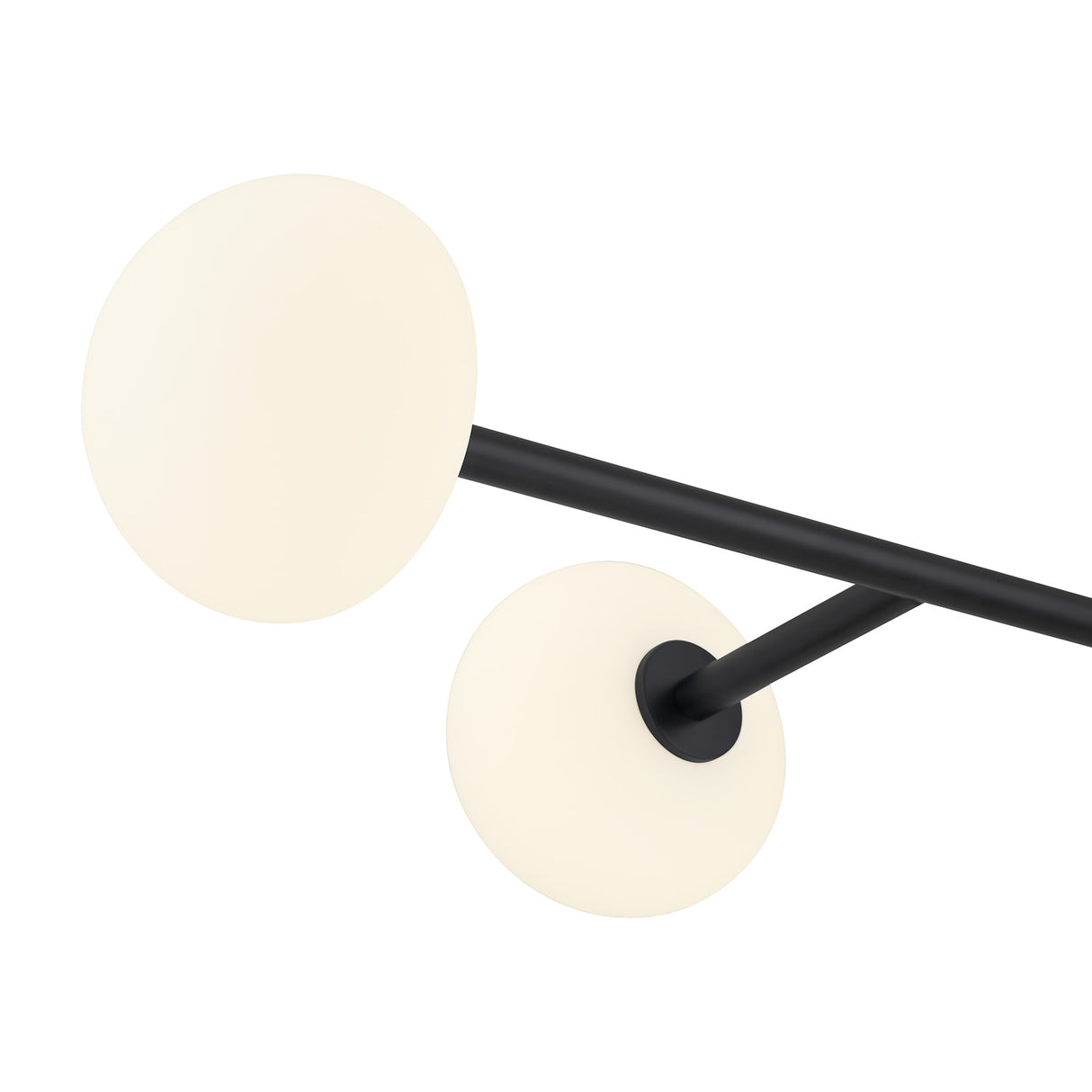 Vince 4 Light Linear LED Pendant, Matte Black