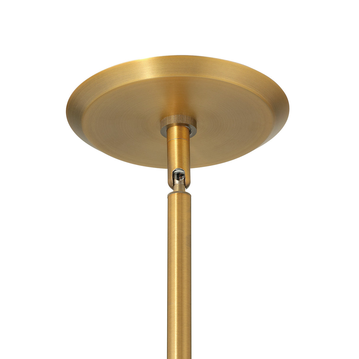 Vince 4 Light Linear LED Pendant, Aged Brass