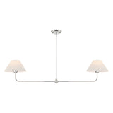 Holden 2 Shade Linear Pendant, Polished Nickel