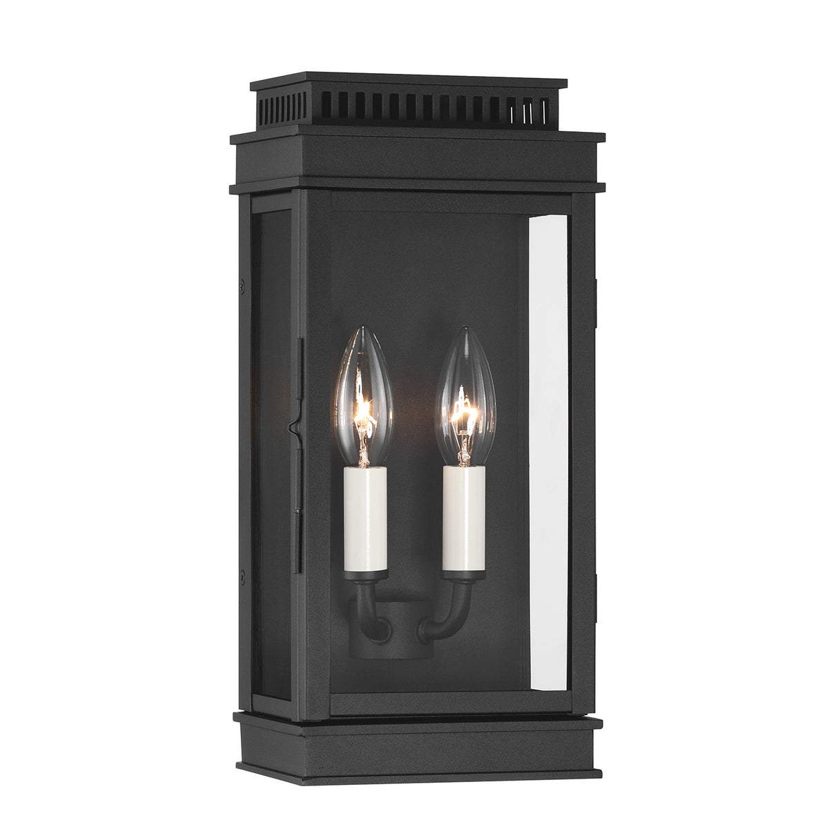 Brighton Outdoor Wall Light, Black