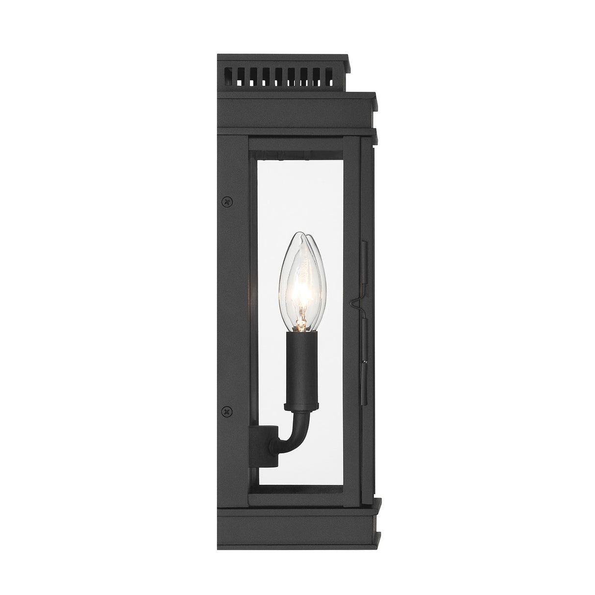 Brighton Outdoor Wall Light, Black