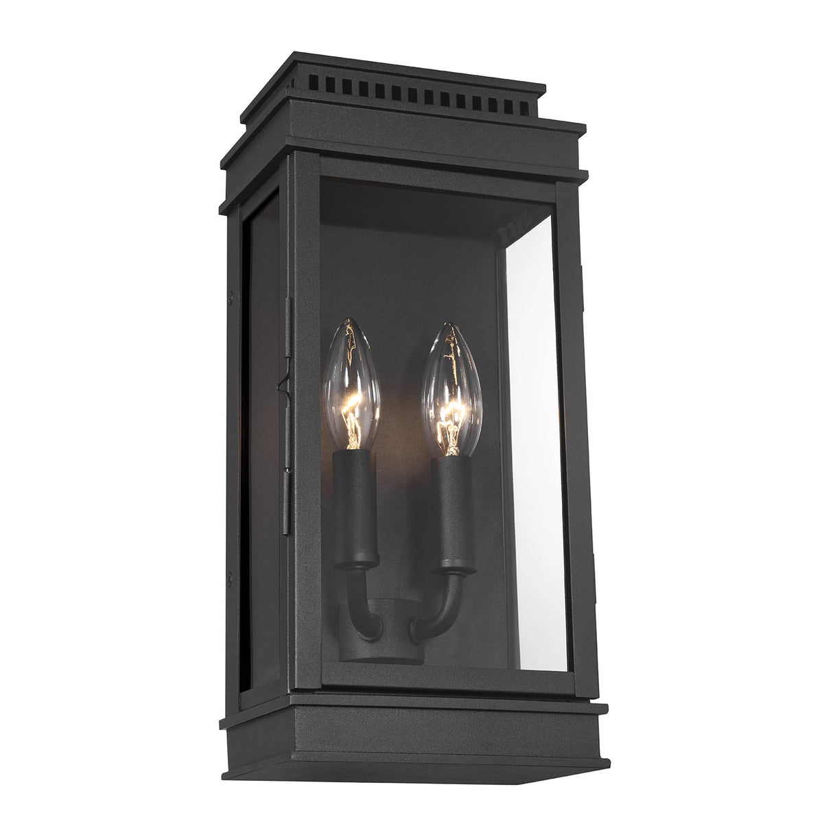 Brighton Outdoor Wall Light, Black