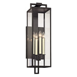 Everett Outdoor Wall Light, Large, Forged Iron Black