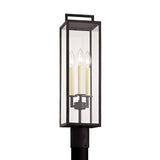 Everett Outdoor Post Light, Forged Iron Black