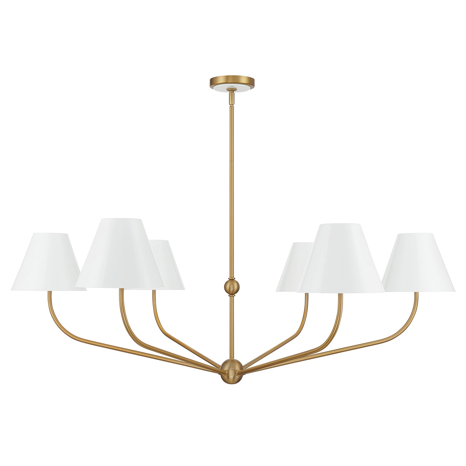 Banks 6 Light Chandelier 48