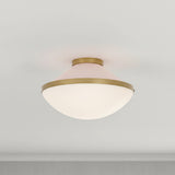 Blair Flush Mount 16" for Modern home with White Ceiling