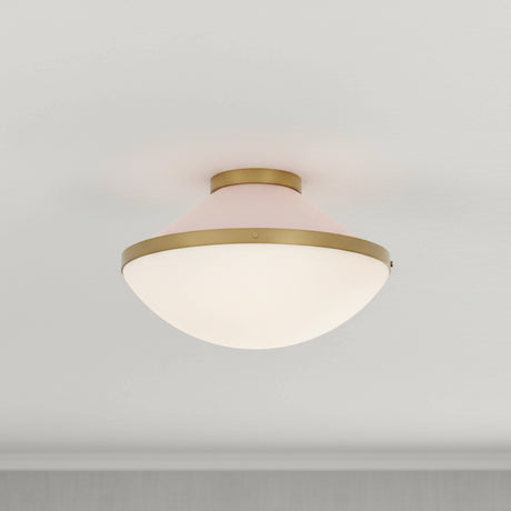 Blair Flush Mount 16" for Modern home with White Ceiling