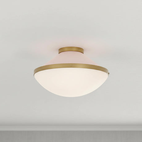 Blair Flush Mount 16" for Modern home with White Ceiling