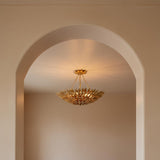 Alysa Semi-Flush 24", Antique Gold