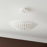 Alysa Semi-Flush 24", Matte White for Contemporary home with White Ceiling