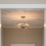 Alysa Semi-Flush 24", Antique Silver