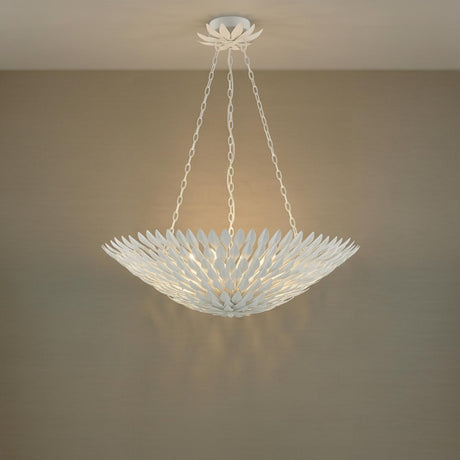 Alysa Pendant 30", Matte White for Transitional home with White walls