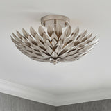 Alysa Semi-Flush 16”, Antique Silver