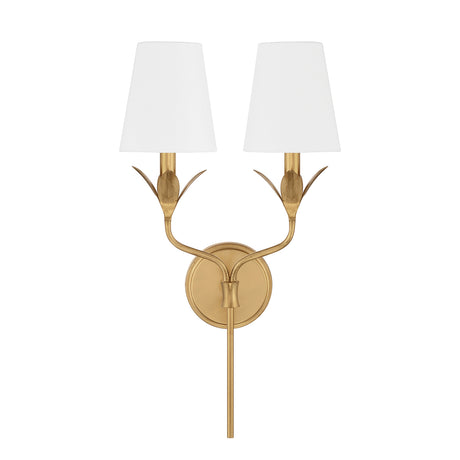 Alice Double Sconce, Antique Gold