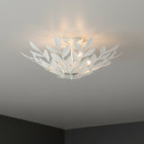 Alison Semi-Flush 21, Matte White for Contemporary home with White walls