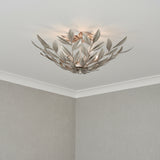 Alison Semi-Flush 21 for Transitional home with Light Gray Textured Walls