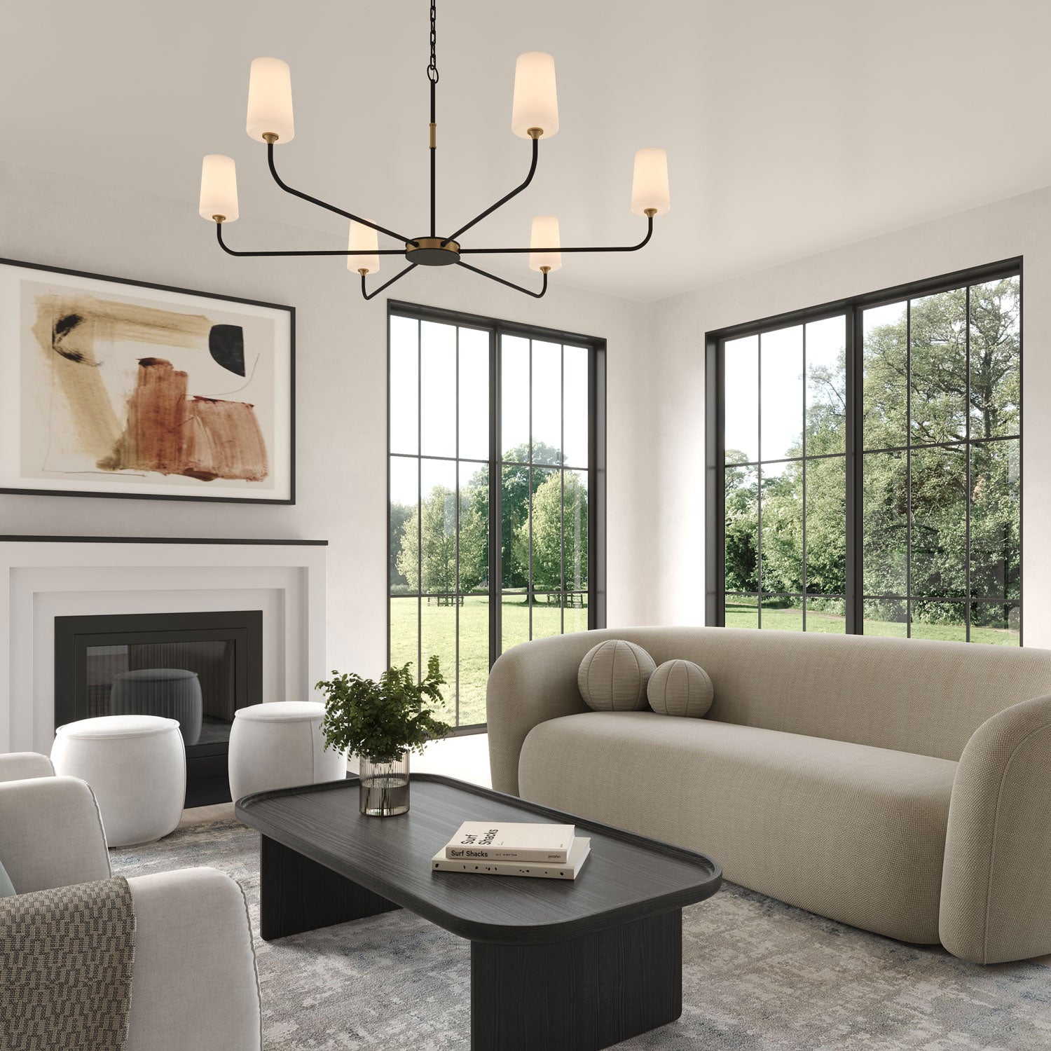 Logan 6 Light Chandelier 54