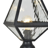 Emmett Outdoor Post Light, Black Charcoal