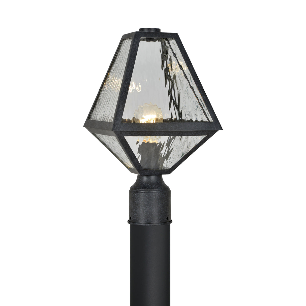 Emmett Outdoor Post Light, Black Charcoal