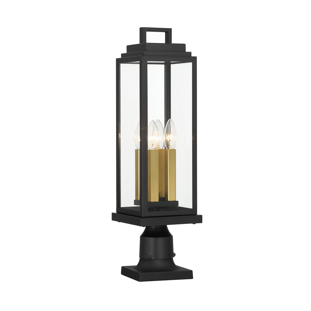 Easton Outdoor Post Light, Black