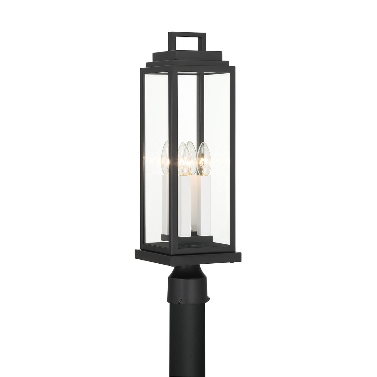 Easton Outdoor Post Light, Black